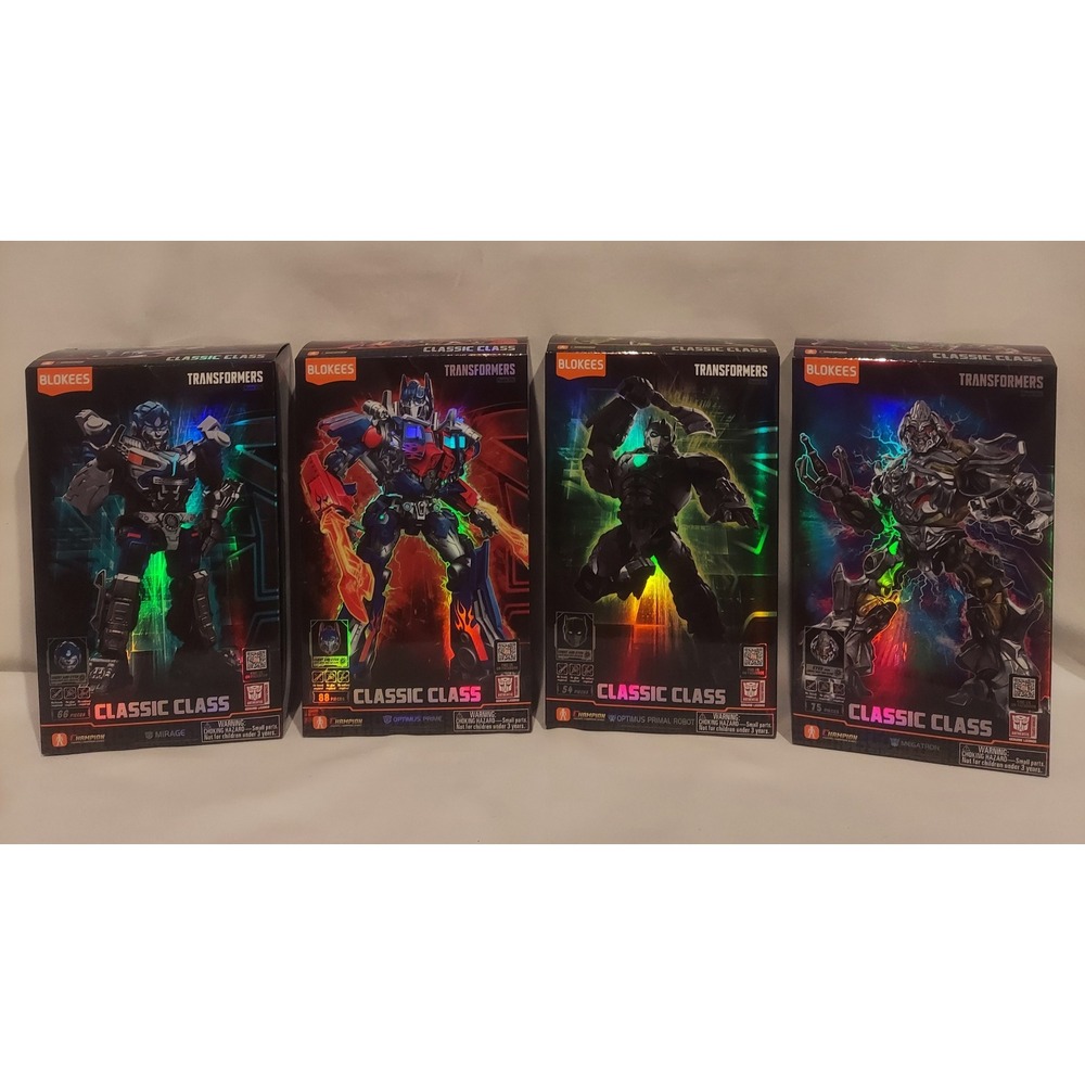 Blokees Transformers Classic Class Assembly Model Kit Figures NWB